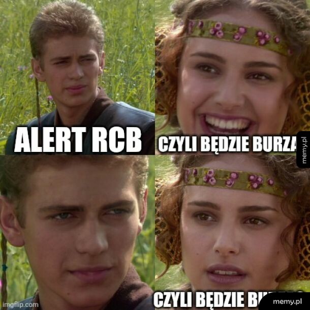 Dwie pary twarzy z filmu, jedna z mężczyzną, druga z kobietą, w tle trawa.