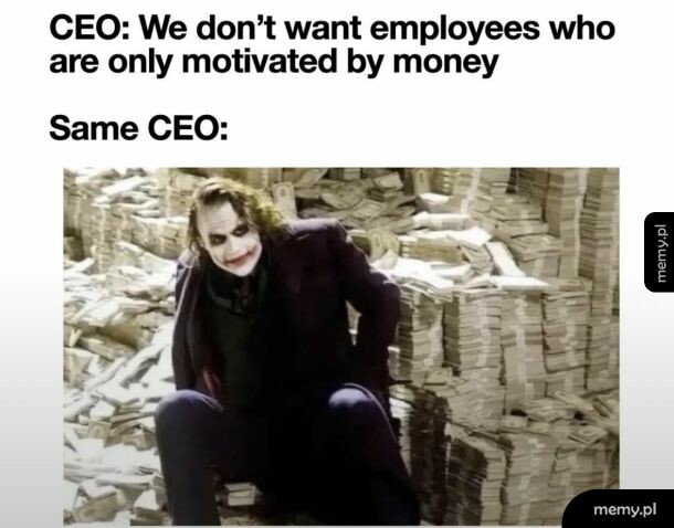 Ale przecież CEO ma misję (zarobić jeszcze więcej pieniędzy)