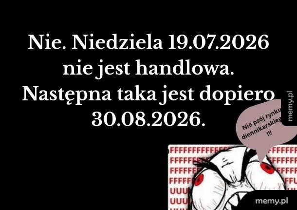 Nie ma niedzieli handlowej