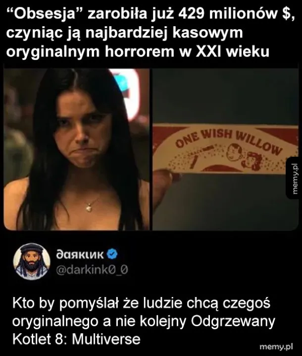 Dziwne, przecież to nawet nie jest Marvel
