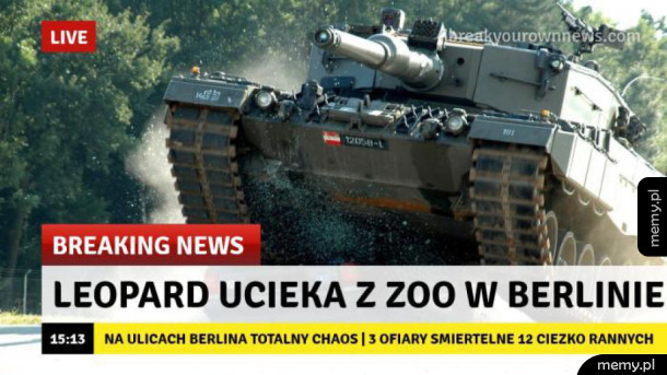 Lampart na ulicach Berlina
