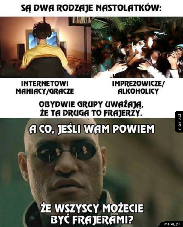 Dwa rodzaje nastolatków