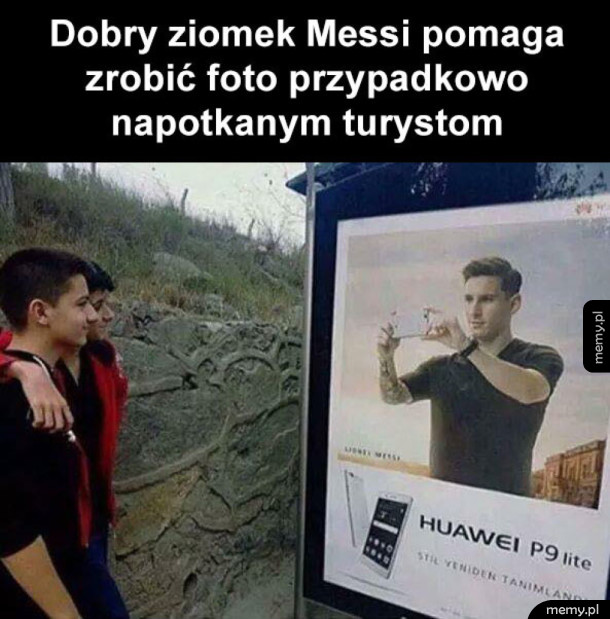 Dobry ziomek Messi