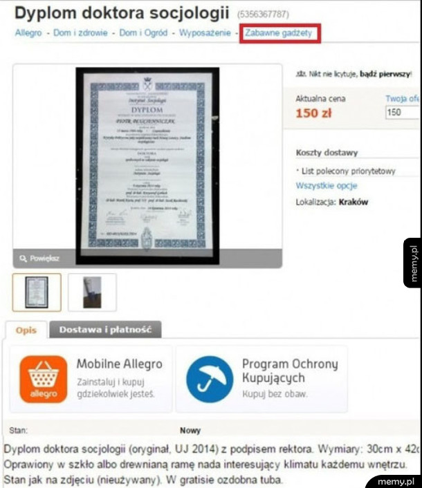 A mówili że to przyszłość