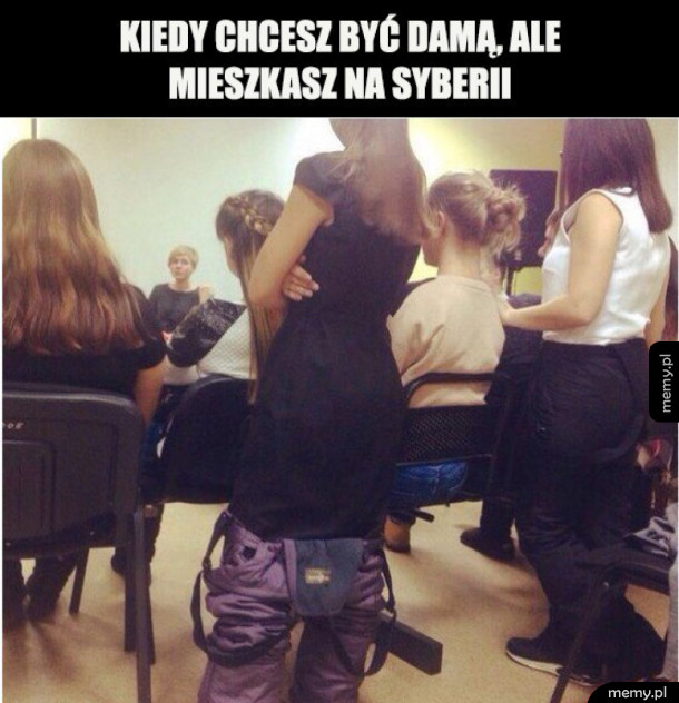 Ciężki życie damy