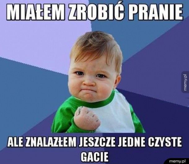 Miałem zrobić pranie