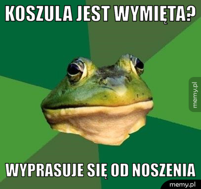 Koszula jest wymięta? wyprasuje się od noszenia