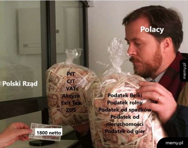 Więcej podatków