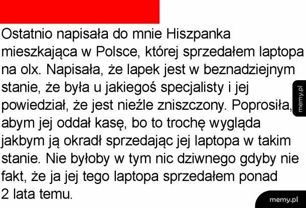 Sprzedaż laptopa