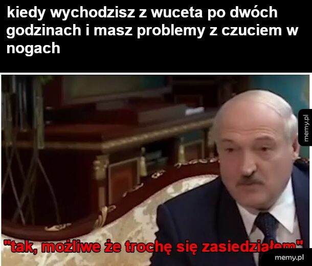 Gdy za długo siedzisz na tronie