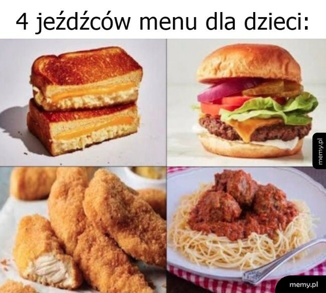 Menu dla dzieci