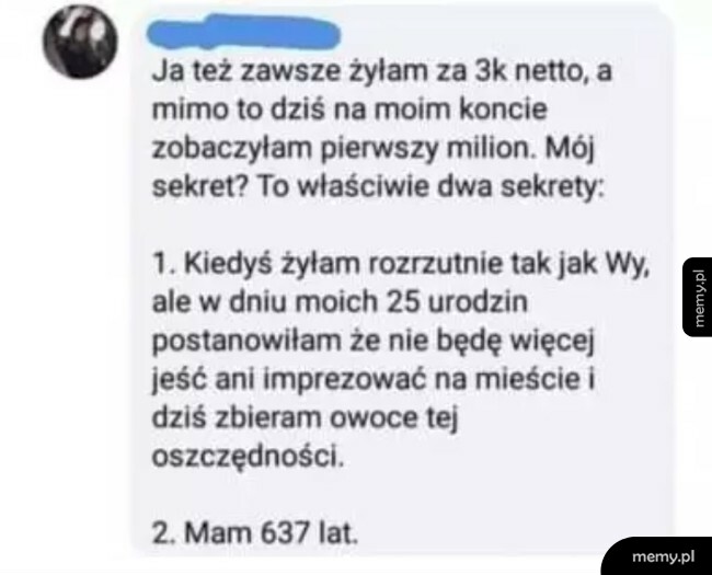 Pierwszy milion