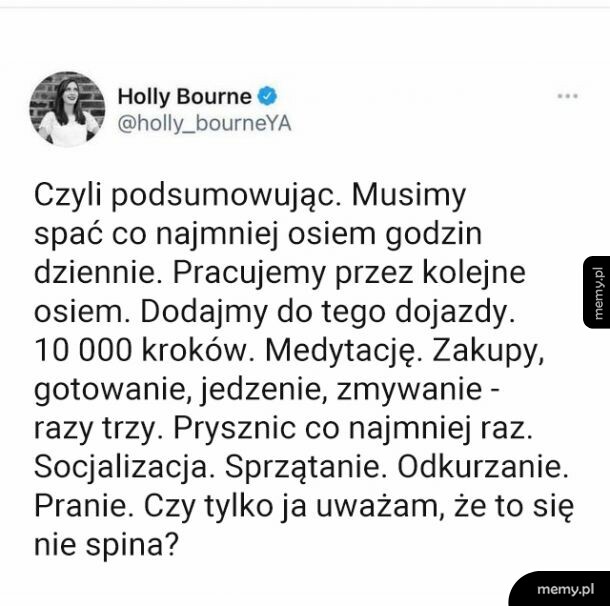 Mój grafik jest napięty, a nawet nie wychodzę z domu :(