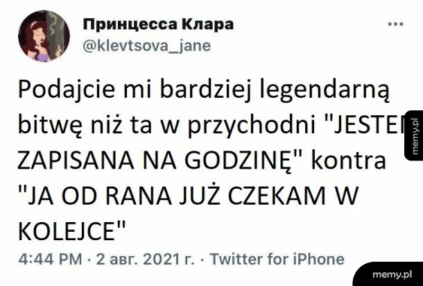 Bo długo czekam, to się wbiję po chamsku